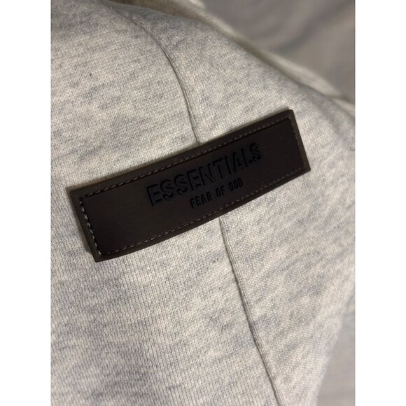 Fear Of God Essentials Mens Grey Sweat Shorts Small Cotton Blend - Picture 6 of 10